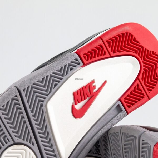 Air-Jordan-4-Retro-Reimagined-Bred-2024-sole-swoosh Air Jordan 4 Retro 'Reimagined Bred' (2024)